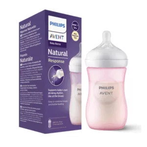 Image du produit Avent Natural Response Biberon 1 Mois+ Rose