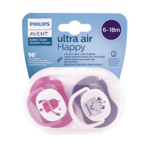 Image du produit Avent Sucettes Ultra Air Happy 6-18 Mois