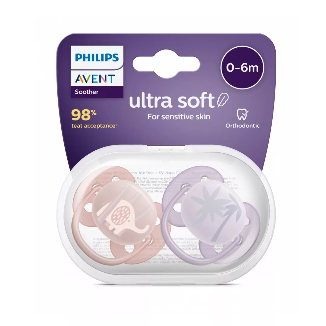 Image du produit Avent Sucettes Ultra Soft 0-6 Mois