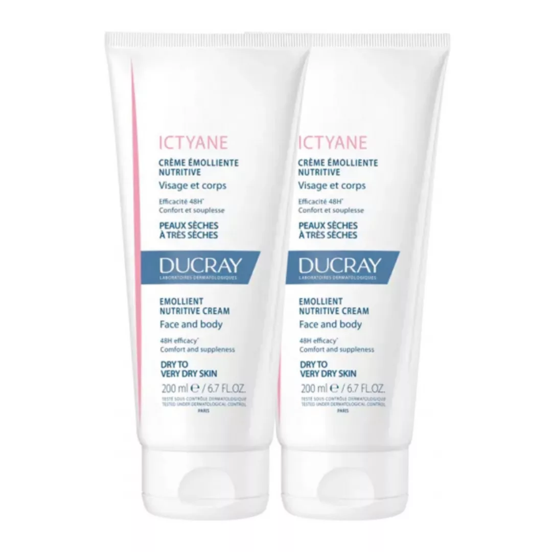 Image du produit Ducray Ictyane Crème Émolliente - Lot
