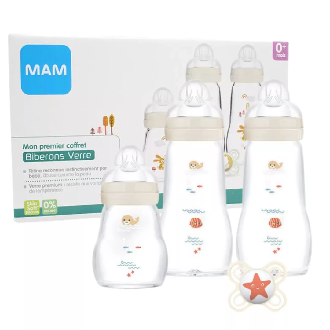 Image du produit MAM Coffret Biberons en Verre