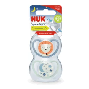 Image du produit Nuk Sucettes Space Night 18-36 Mois