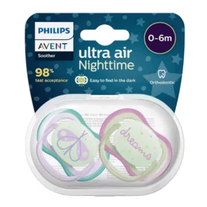 Image du produit Avent Sucettes Ultra Air Nighttime 0-6 Mois
